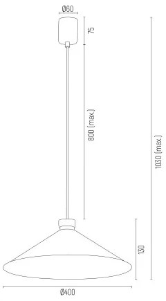 Lustra/Pendul modern stil industial NASHVILLE negru