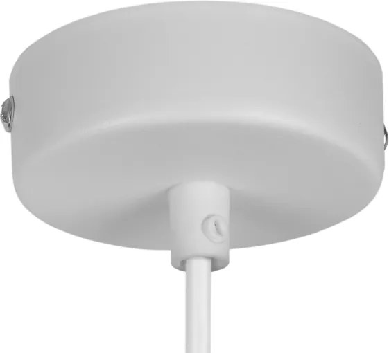Pandantiv suspendat pe cablu PIATTO 1xGX53/15W/230V Ø 45 cm alb