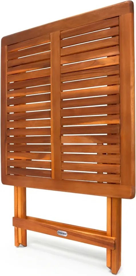 Set de mobilier SYDNEY, 3 piese, lemn natural Casaria