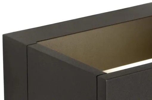 Lucide 28857/06/30 - LED aplica perete exterior GOA LED/6W/230V negru IP54