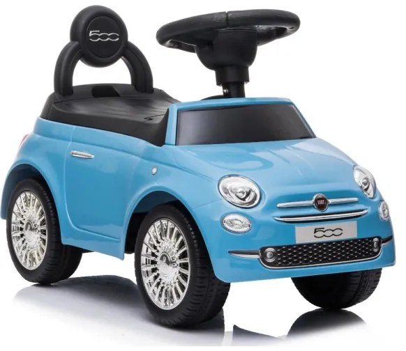 Bicicletă fără pedale Fiat 500 albastru