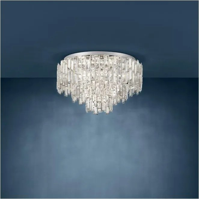 Plafonieră CALMEILLES 10xE14/25W/230V d. 63 cm Eglo 39624