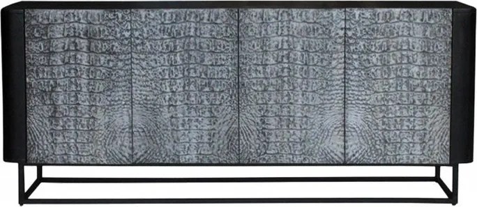 Comoda unicat cu model Krokodil 177cm gri