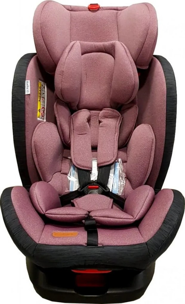 Scaun Auto cu Isofix NOVOKIDS™ Safety Seat 7000, Cu rotire 360 grade, 0-36 kg, Tetiera reglabila pe inaltime, Omologare R-129 i-Size, Transformabil