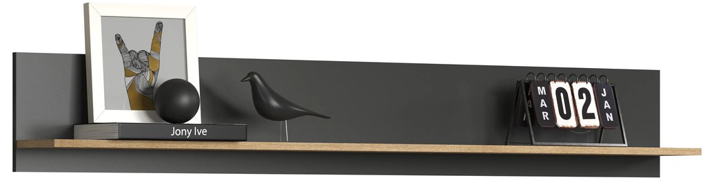 Raft de perete Esferas (grafit + stejar evoke) . 1116826