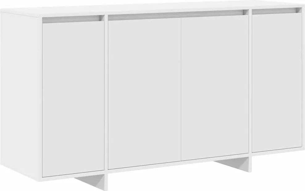 vidaXL Bufet Alb 135 x 41 x 75 cm Lemn compozit