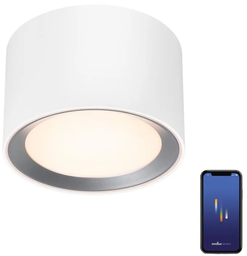 Spot LED dimabil pentru baie Nordlux LANDON SMART LED/8W/230V IP44 alb