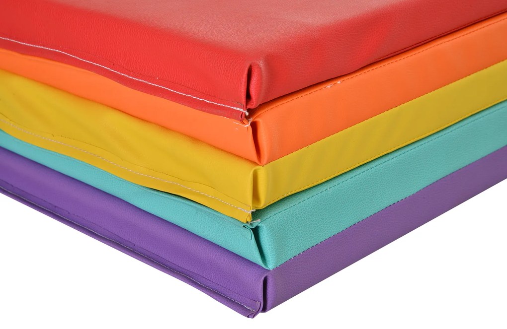 HOMCOM Mat Fitness pentru Sala si Acasa 5 Panouri Pliabile 195x76x3cm