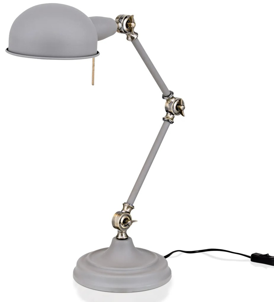 Veioza / Lampa de birou ajustabila stil retro Kermit gri