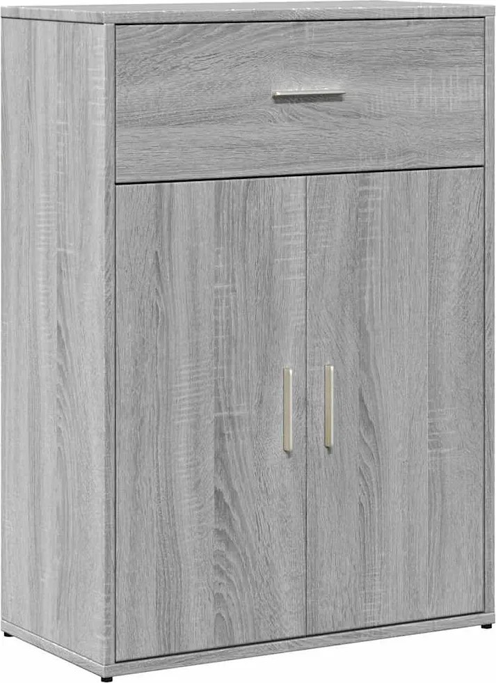 vidaXL Servantă, gri sonoma, 60x30x84 cm, lemn compozit