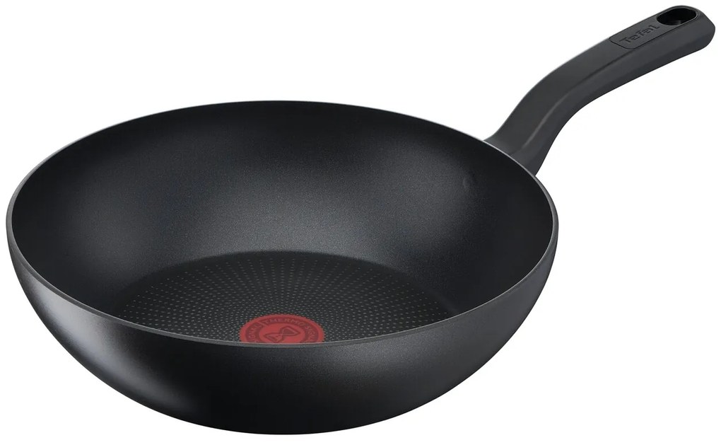 Tigaie Wok,Tefal, So Chef, pentru inductie, 28 cm Ø, aluminiu