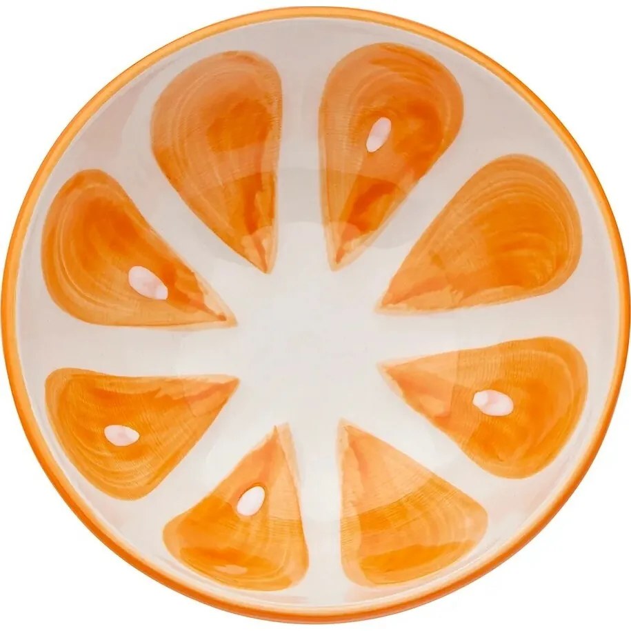 Altom Set de boluri din ceramică Tropicanaportocaliu 12,5 cm, 2 buc.