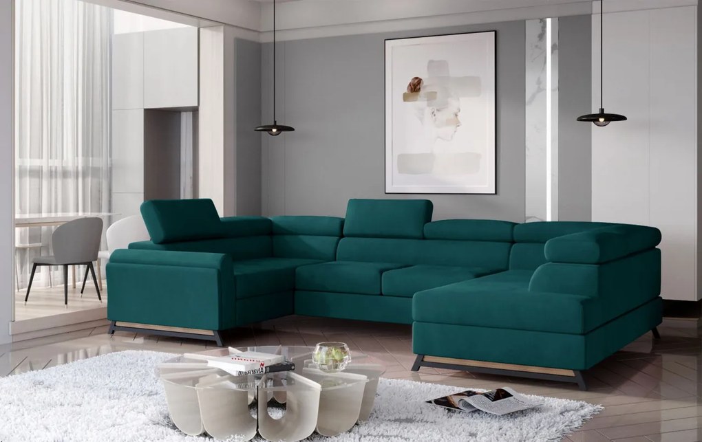 Coltar extensibil Escada - L336 x l200 x h92 cm