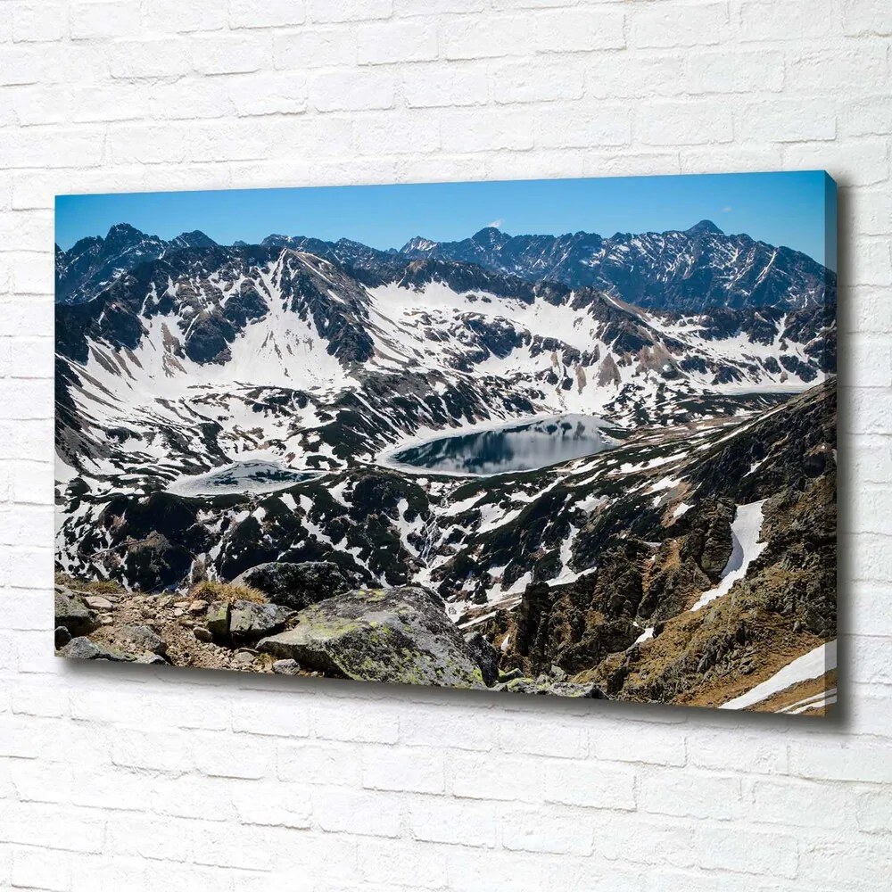Print pe pânză Lacul în munții tatra