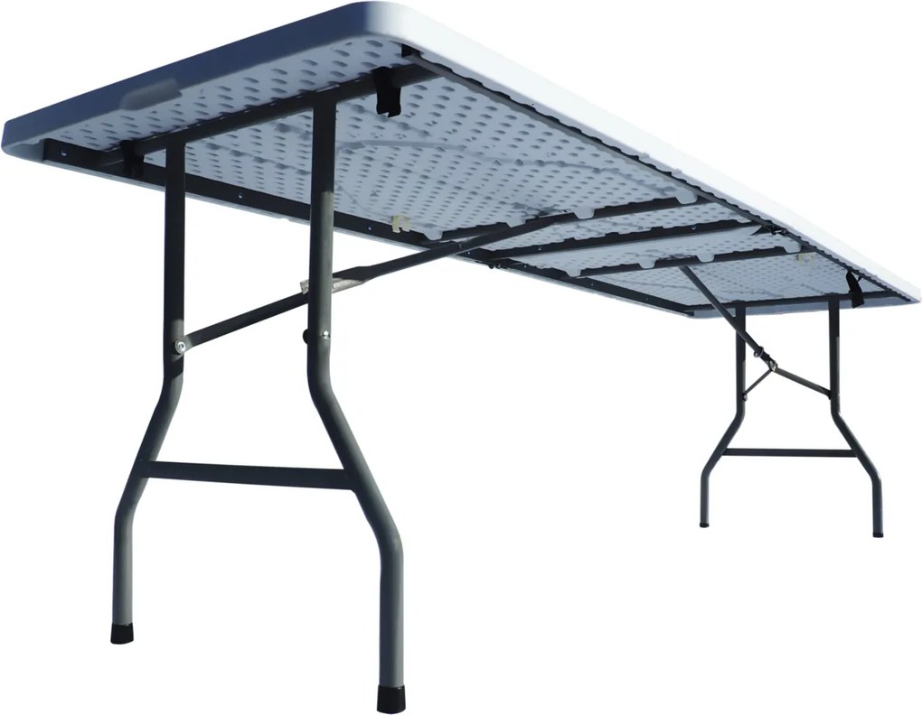 Masă pliabilă din plastic, 244cm
