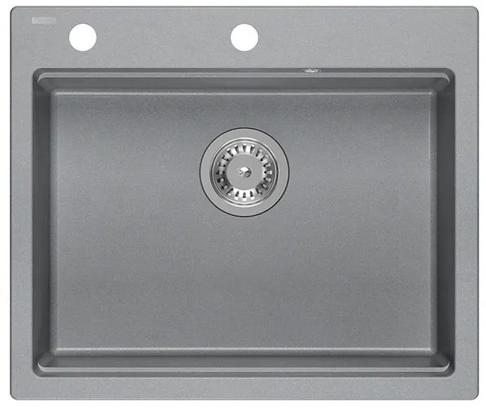 Chiuveta din granit KURT 110 WORKSTATION gri metalic