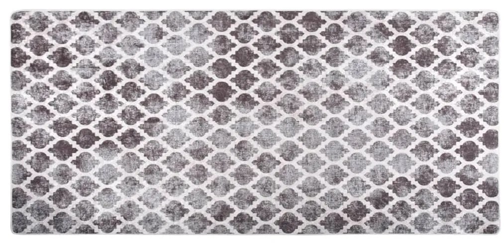vidaXL Covor lavabil, multicolor, 80x300 cm, antiderapant