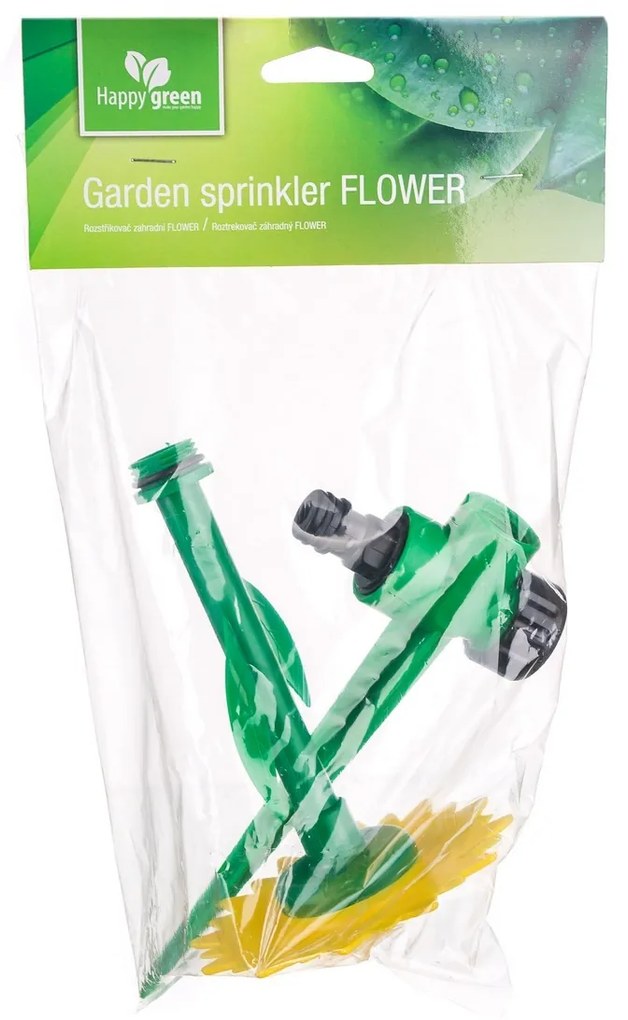 Happy Green Garden Sprinkler floare, verde