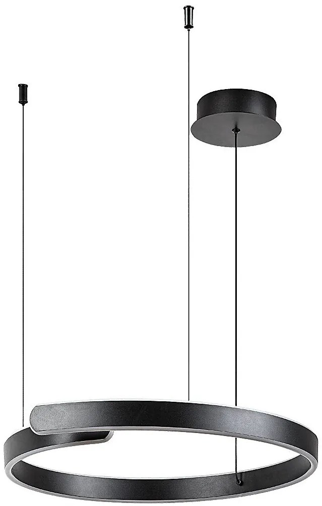 Lustra LED suspendata stil circular Silnora 57cm