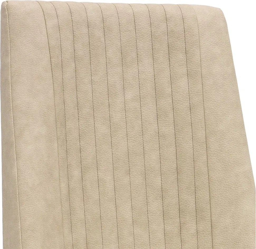 Scaun lemn masiv nuc Devon Lucios - Catifea Crem L 52 x A 58 x H 106 5 cm