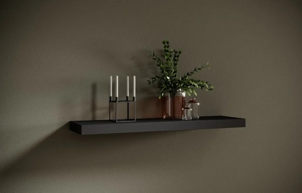 Raft suspendat ANDREA, ADRK Furniture (Lungime: 120 cm, Culoare: Artisan)