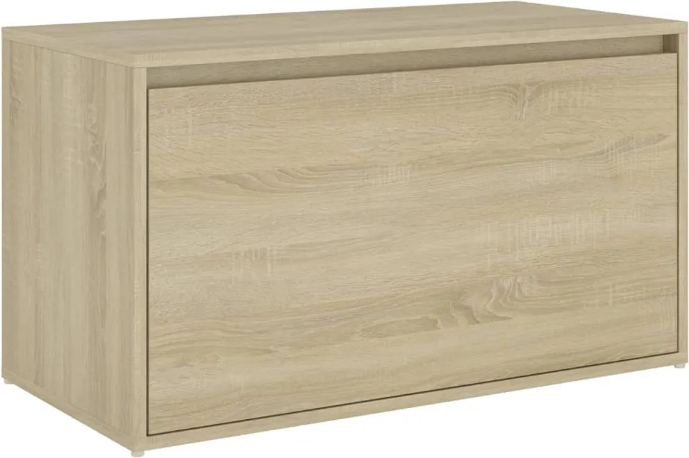 vidaXL Bancă de hol, stejar sonoma, 80x40x45 cm, PAL