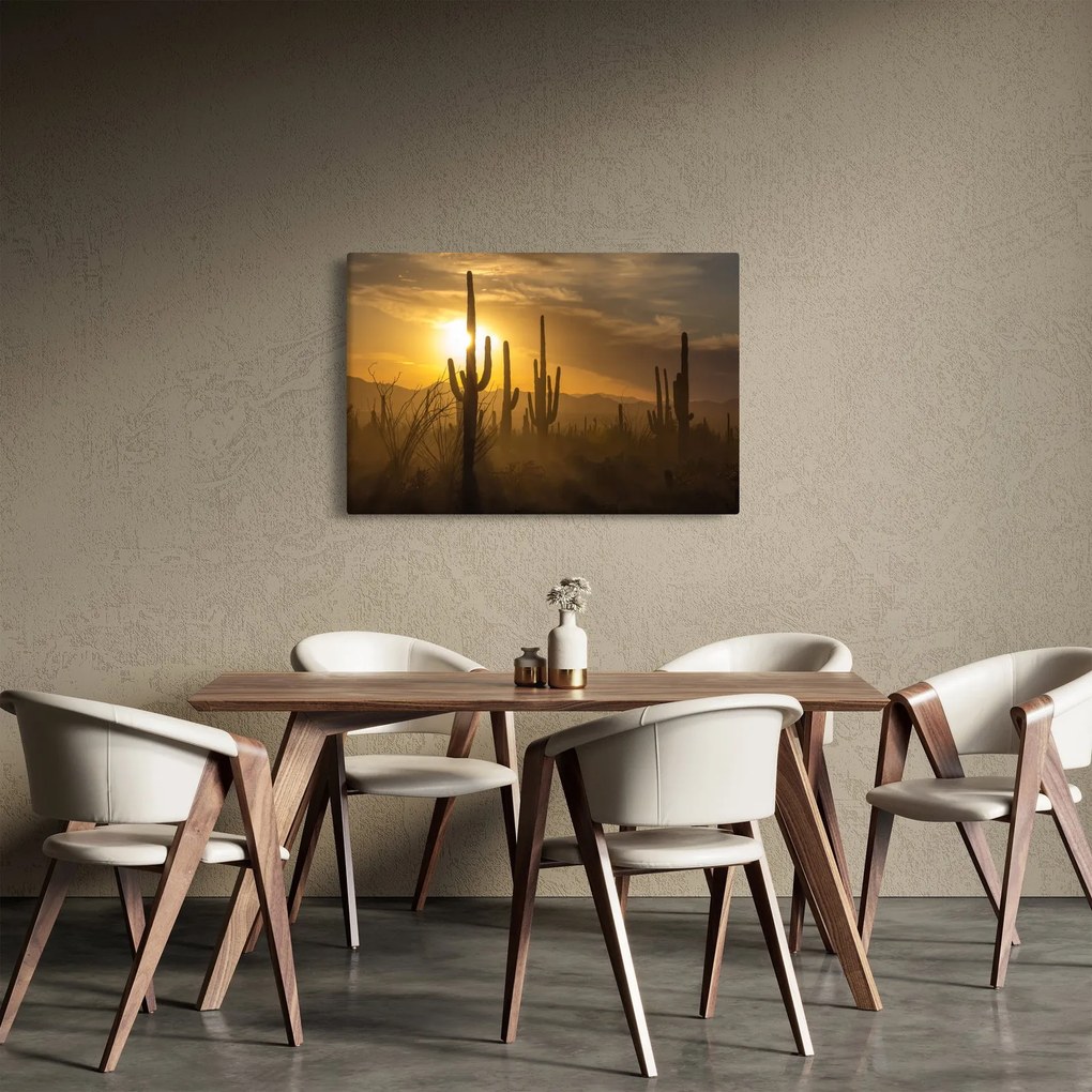 Tablou - Cactuși Saguaro (90x60 cm)
