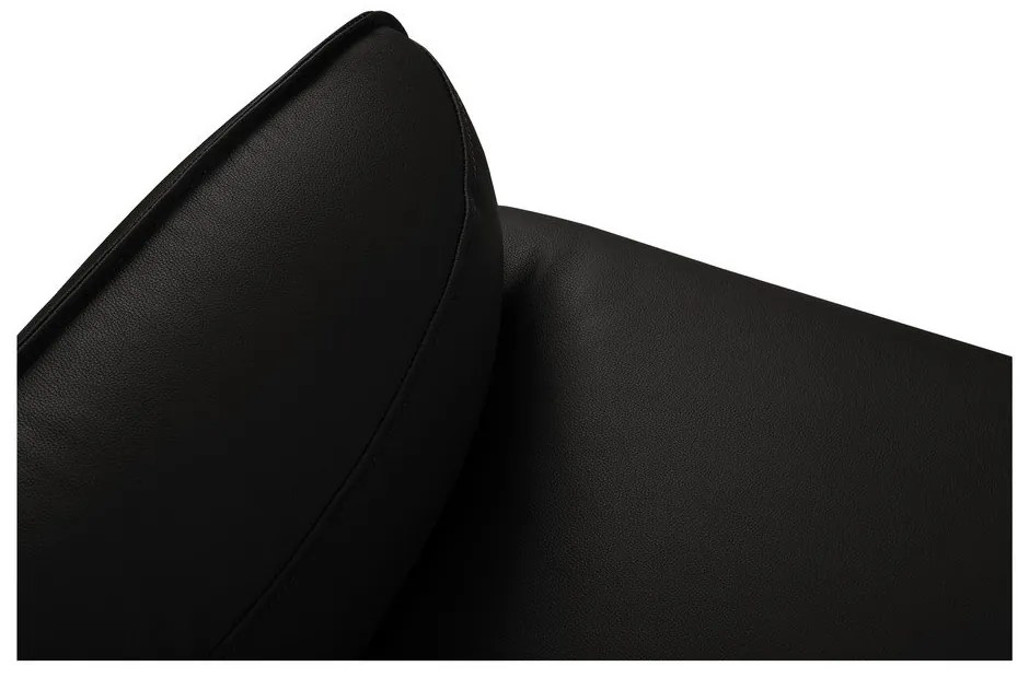 Canapea din piele Windsor &amp; Co Sofas Neso, 235 x 90 cm, negru