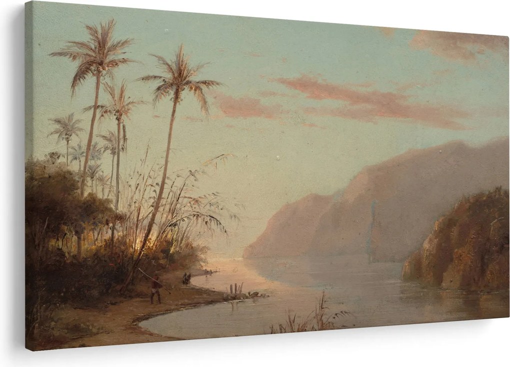 Tablou - Camille Pissarro, A creek in st. Thomas (Virgin Islands), reproducere (90x60 cm)
