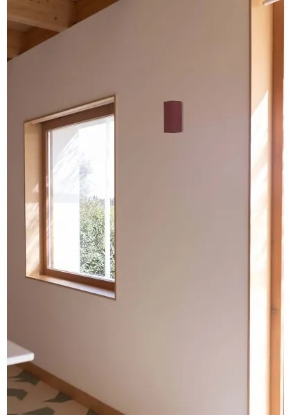 Aplică FARO 40568 SOLE 2xGU10/8W/230V cărămiziu canelat dreptunghiular