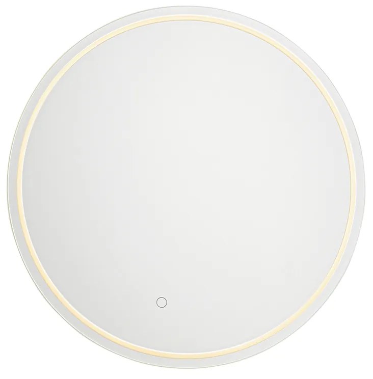 Oglinză modernă de baie 60 cm cu LED și dimmer tactil - Sebas