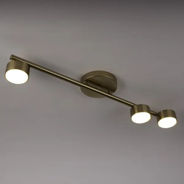 Spot PUNTO 3xGX53/12W/230V auriu