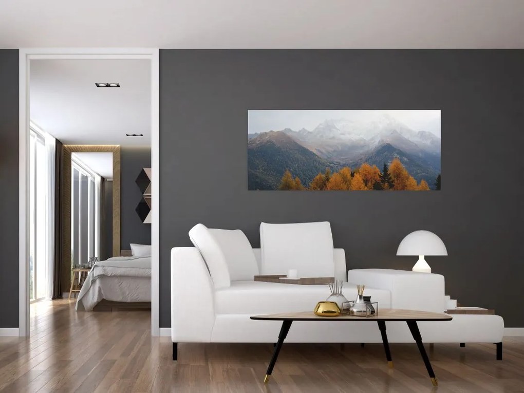 Tablou - Crestele munților (120x50 cm)