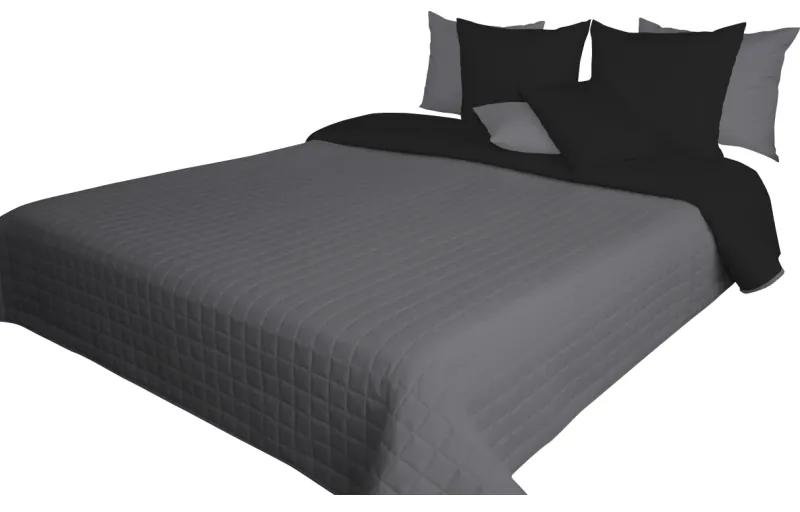 Cuverturi de pat neagră cu două fețe pentru pat single și dublu Lăţime: 170 cm | Lungime: 210 cm