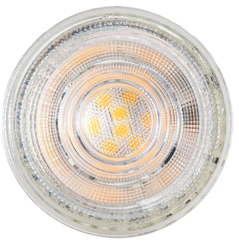 Set de 5 becuri LED GU10 50mm reglabile în Kelvin, clare, 4,9W, 400 lm, 2200-3000K