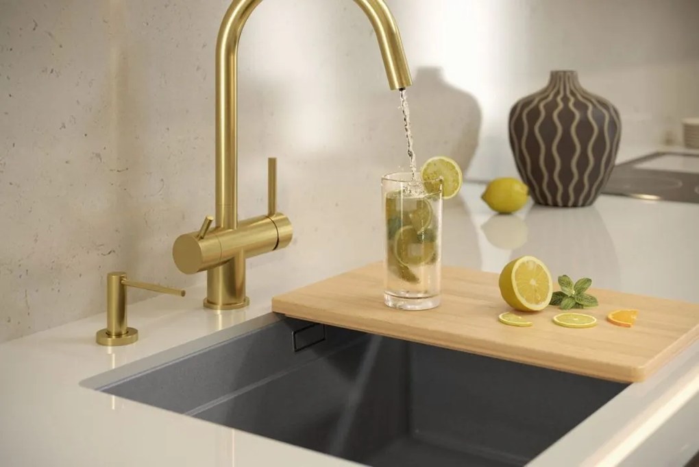 Chiuveta din granit Logan 100 auriu