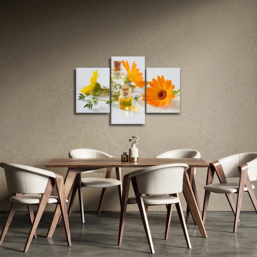 Tablou cu flori portocalii (90x60 cm)