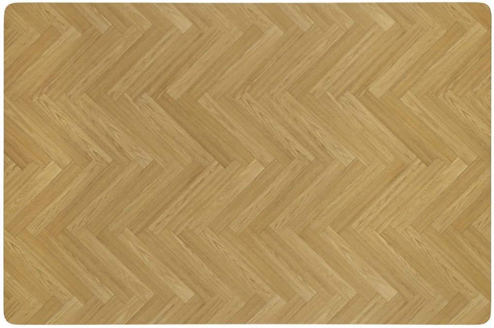 Masa Berto natur/negru L120 cm