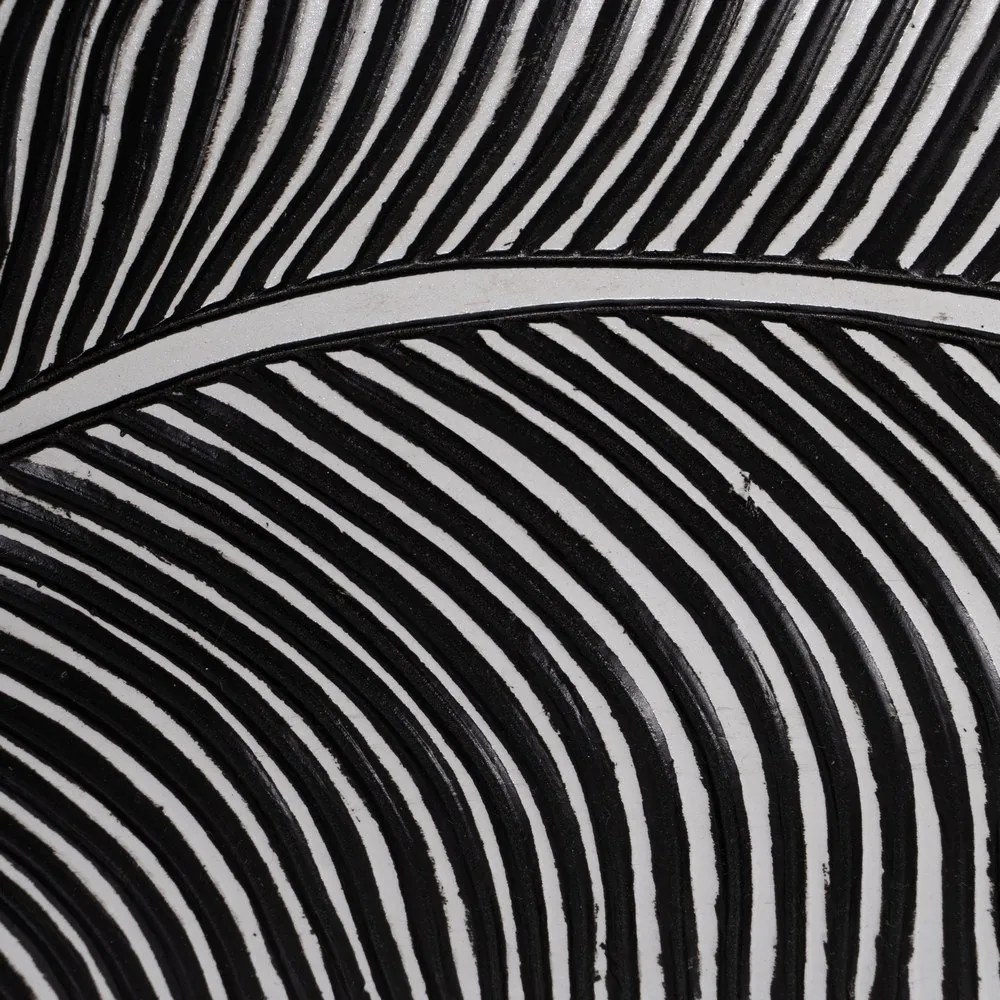 Tavă decorativă din polirășină 16x37 cm B&amp;W – Ixia