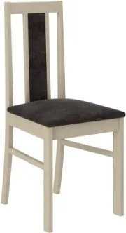 Scaun tapitat, din lemn, K75, ADRK Furniture (Culoare: Stejar Sonoma)