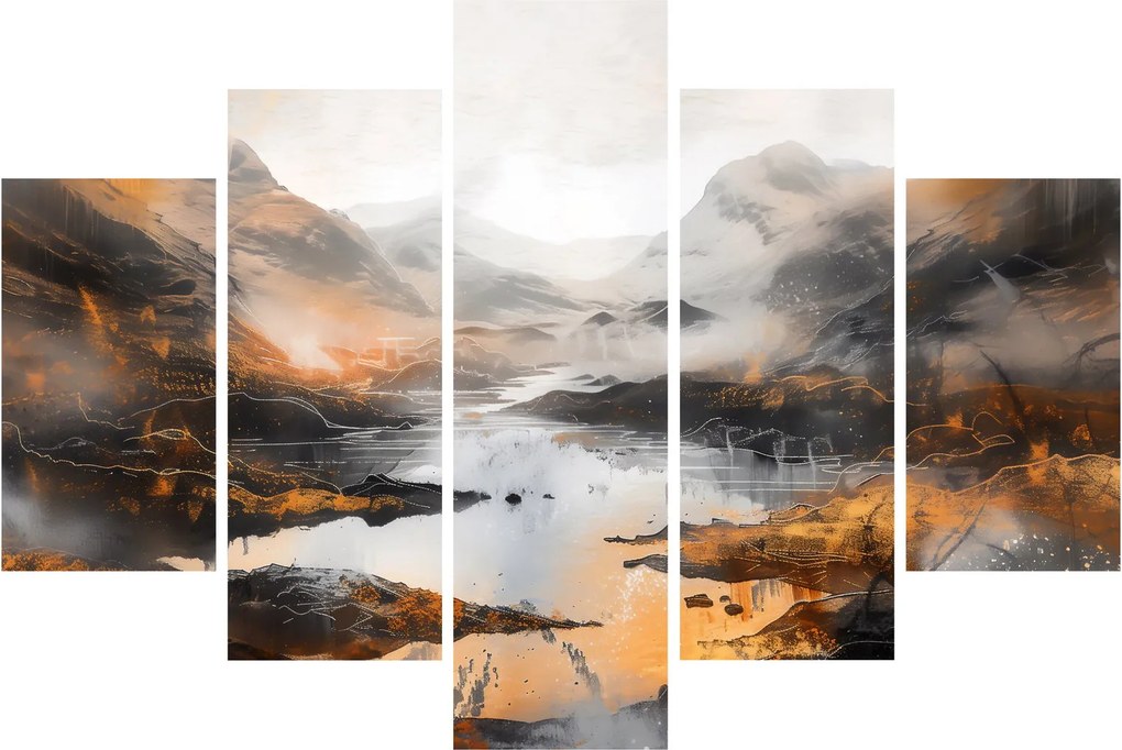 Tablou - Pictura peisajelor montane (150x105 cm)