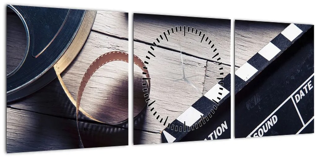 Tablou - Film (cu ceas) (90x30 cm)