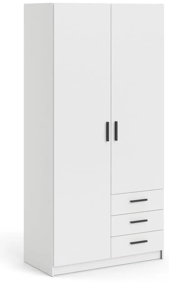 Șifonier alb 99x200 cm Sprint – Tvilum