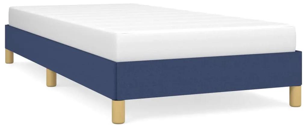346776 vidaXL Cadru de pat, albastru, 80x200 cm, material textil