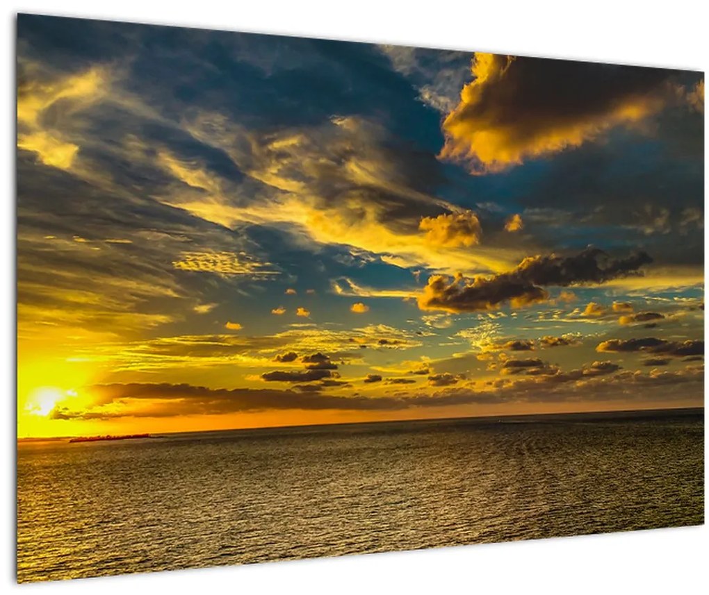 Apus de soare la mare (90x60 cm)