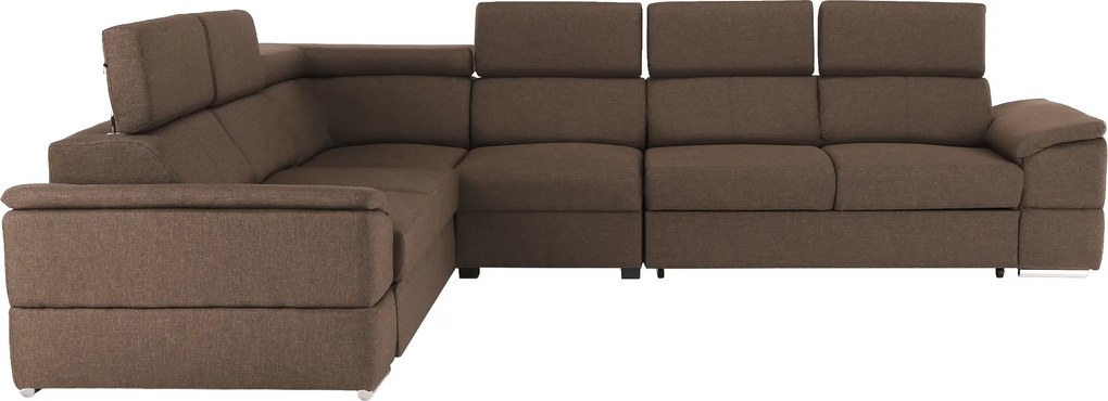 Colţar, gri-maro Taupe, SEGORIA LUX
