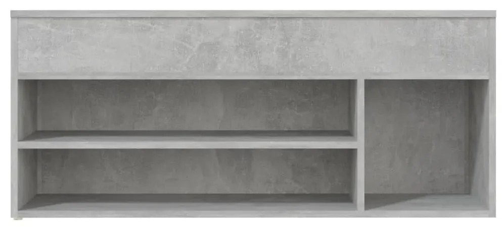 Bancheta pantofar, gri beton, 105x30x45 cm, PAL Gri beton, 1, 1, 1