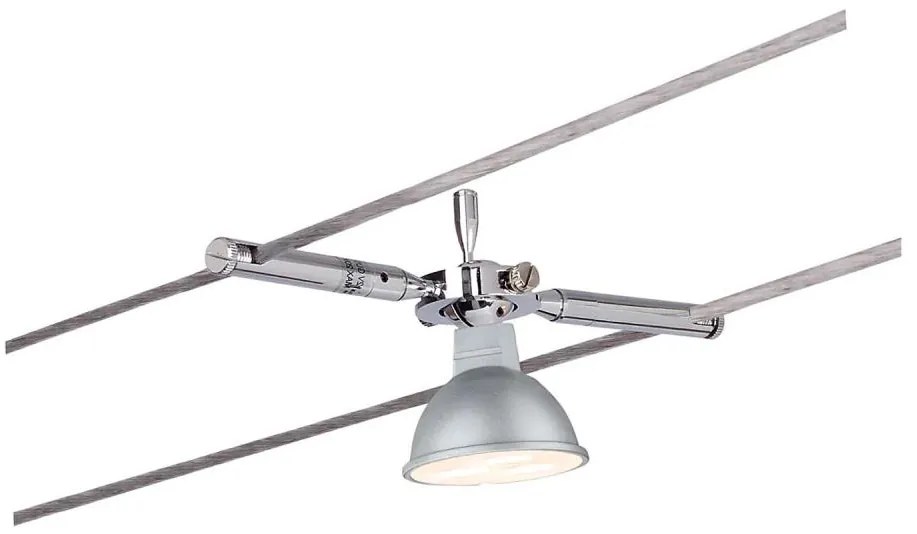 Paulmann 94147 - Spot TOGO pentru sistem cu cablu, 12V, 1xGU5,3/10W, crom