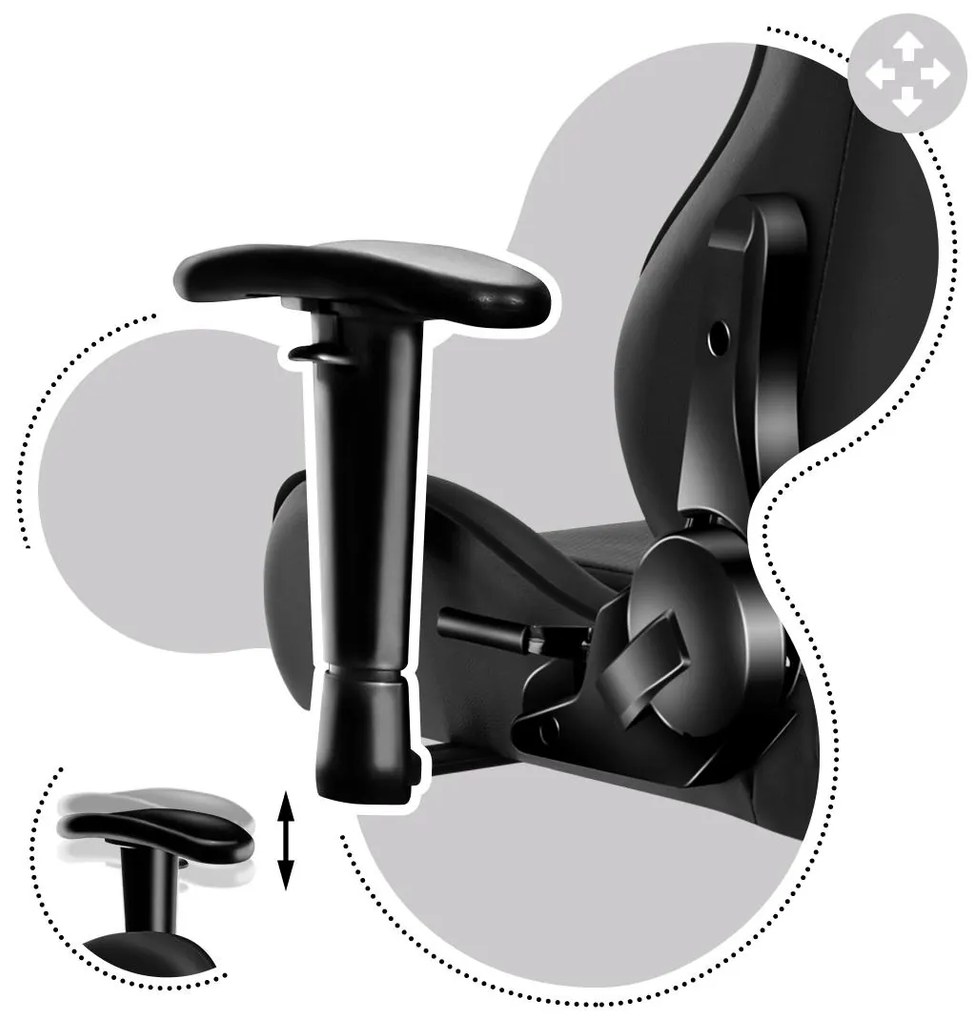 Scaun gaming pentru copii Rover 6 (negru). 1087543