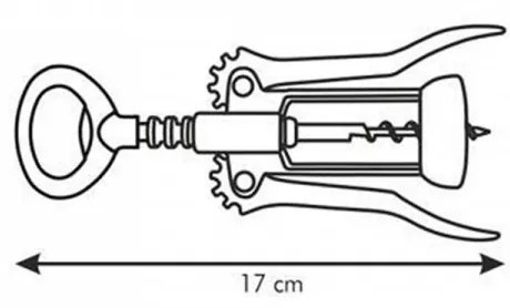 Tirbuson Presto, Tescoma, 17 cm, inox, argintiu